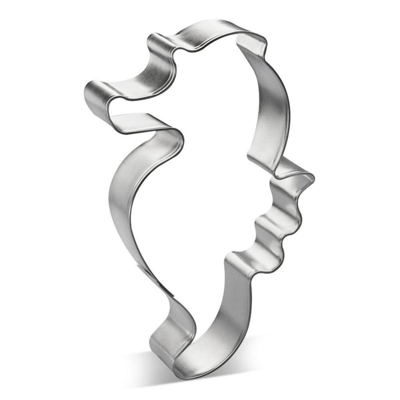 Seahorse Cookie Cutter 4.5 in, CookieCutter.com, Tin Plated Steel, Handmade in the USA